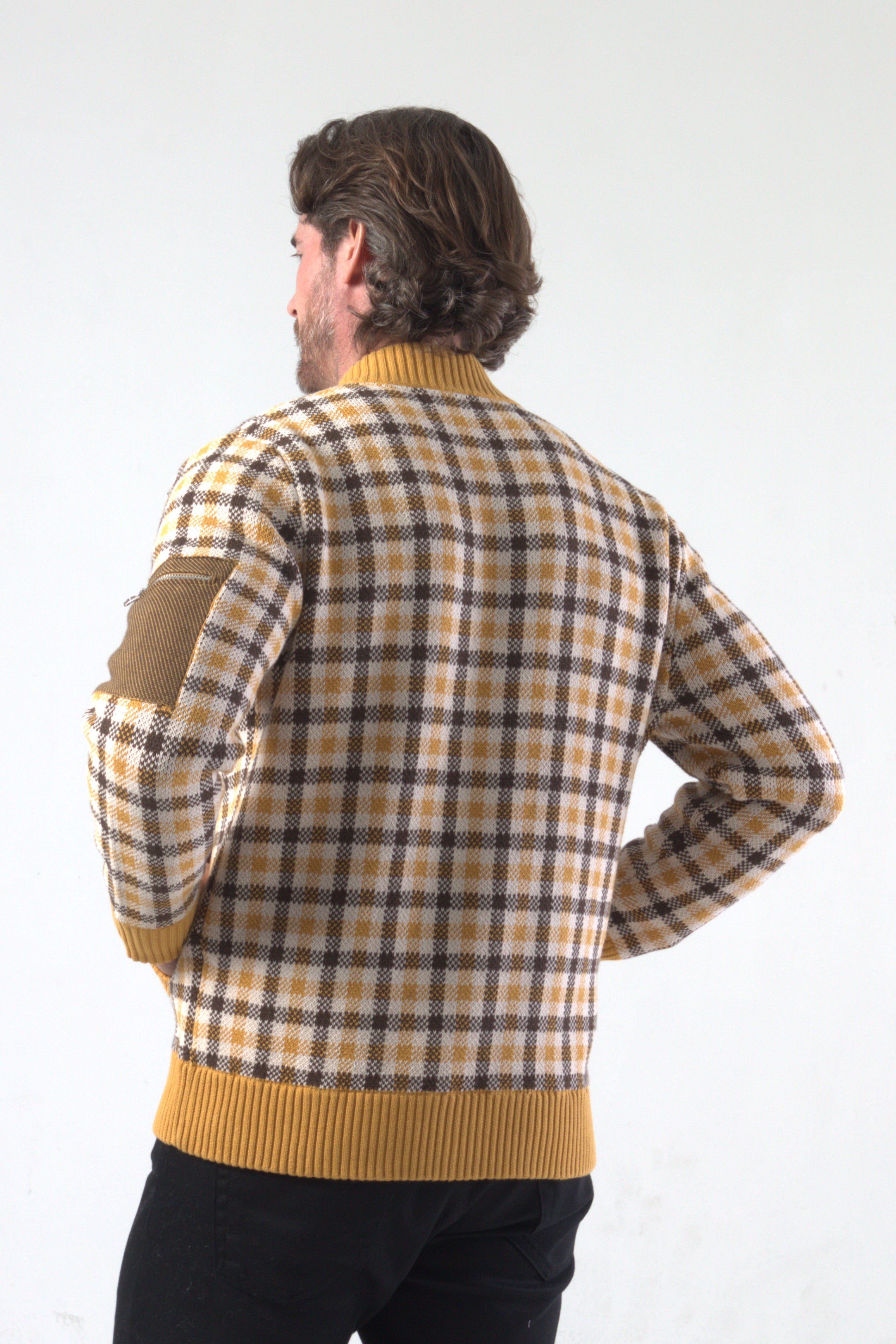 店舗 関東 Jacquard Knit Combo Jacket 【公式通販】